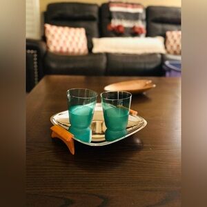 LSA International ocean tumblers set of 2 everyday matte water glass cocktail